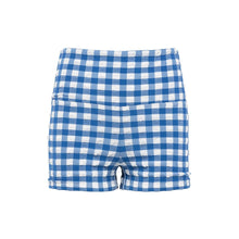 Micro Bike Short | Blue Gingham