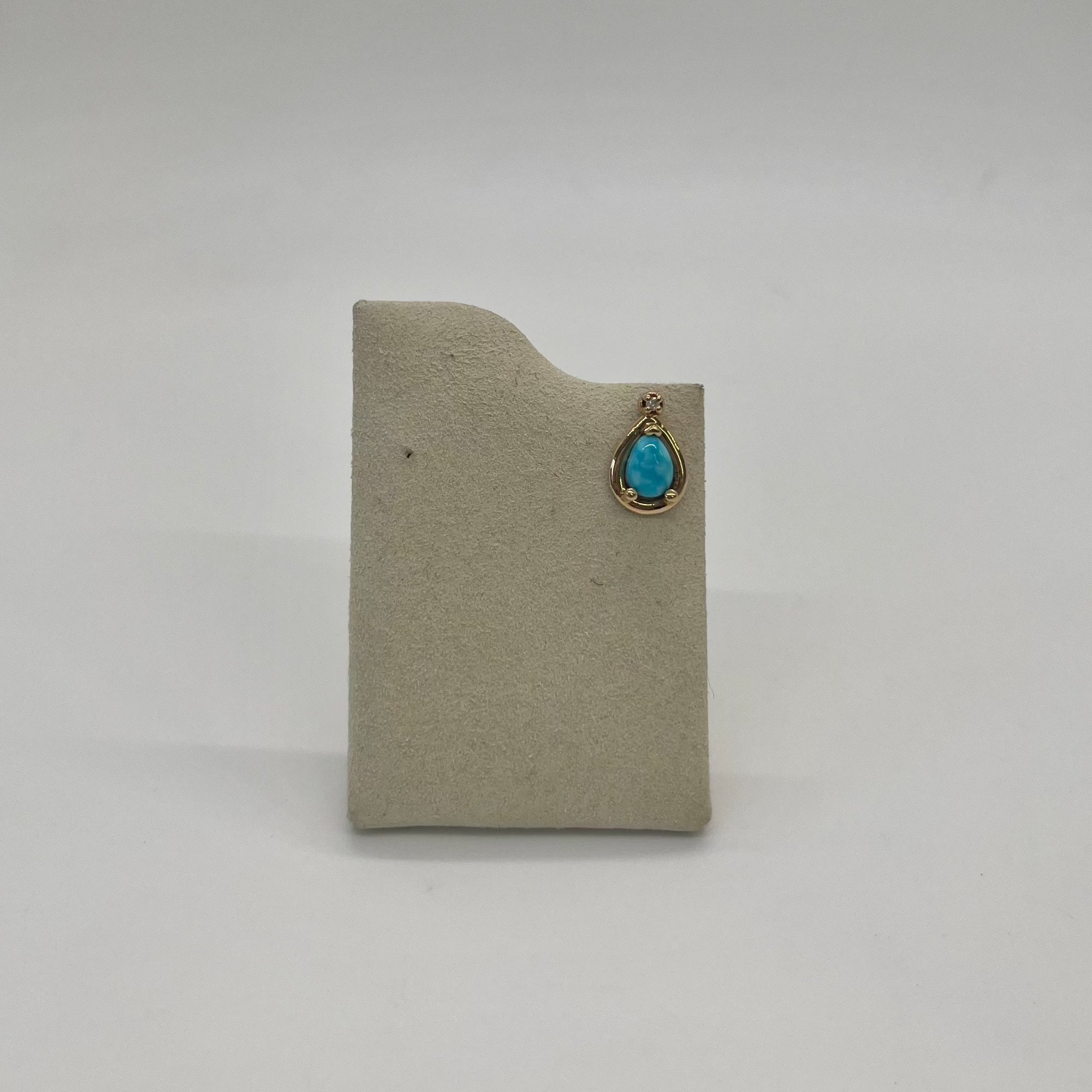 Still life image of Bonbon Pear Turquoise Stud