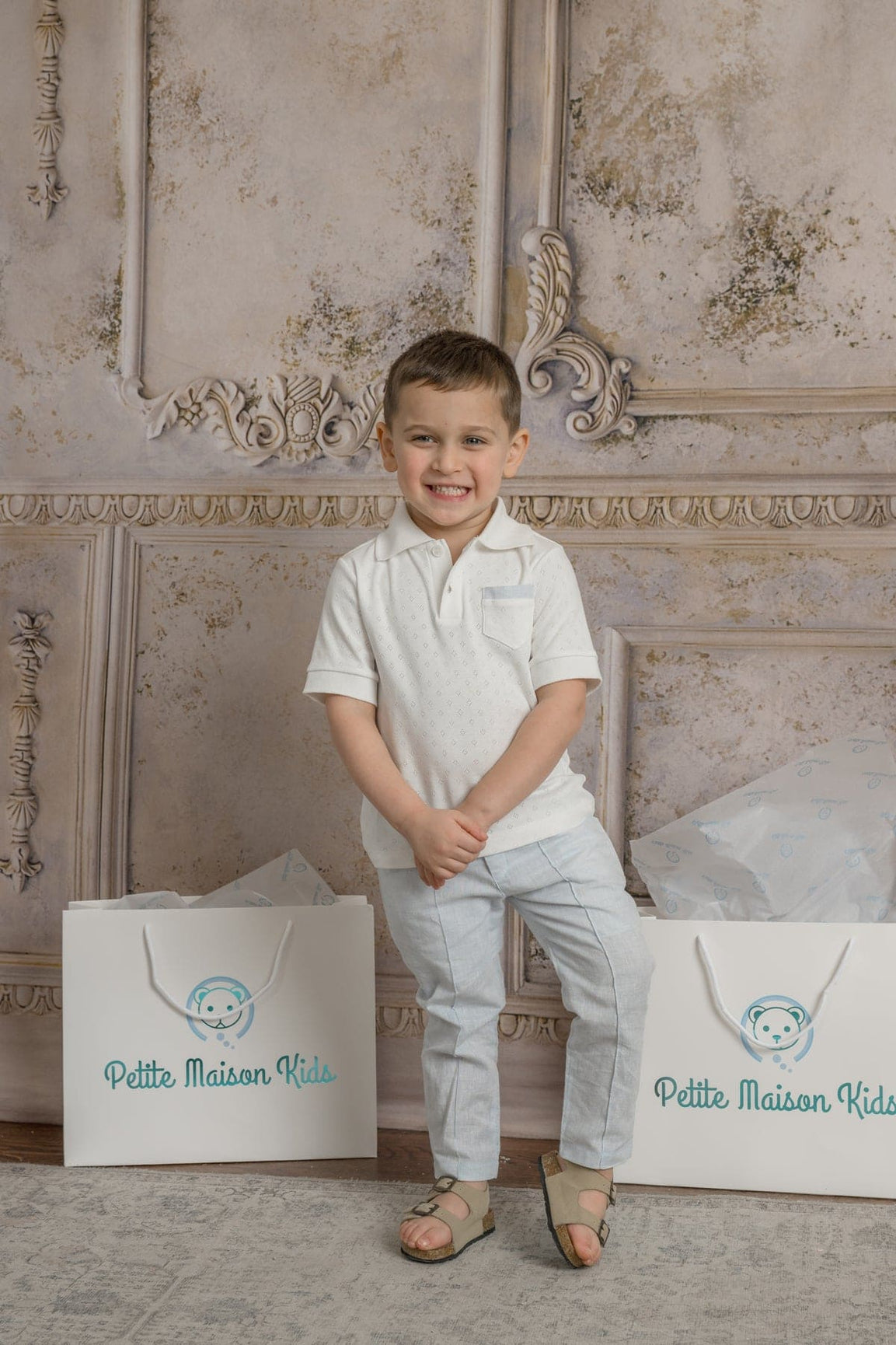 Boy | Charlotte Baby Pants | Blue