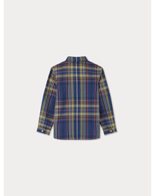 Boys | Daho Shirt Tartan | 4Y-8Y | Navy