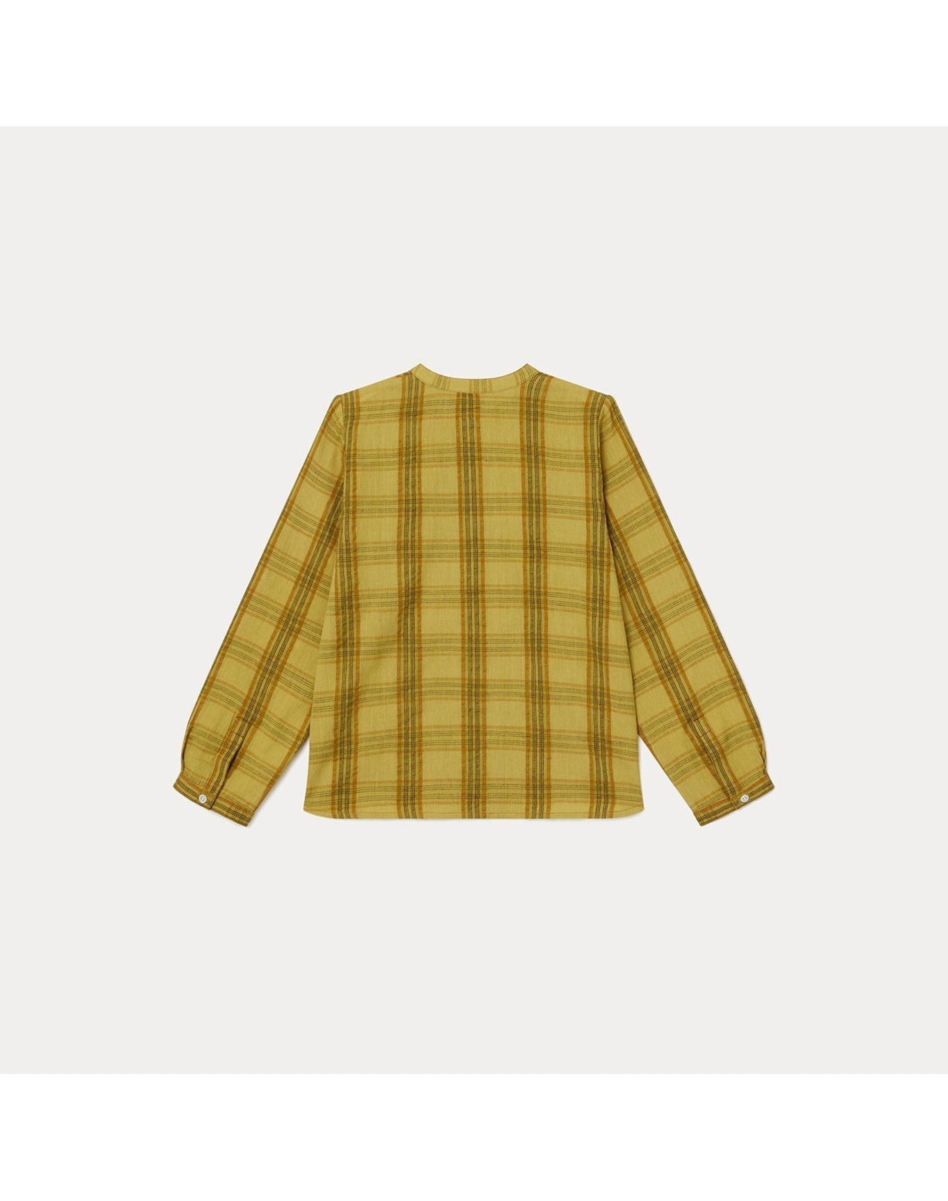 Boys | Henley Neck Shirt | Acid Yellow