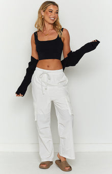 Briar Cargo Pants | White