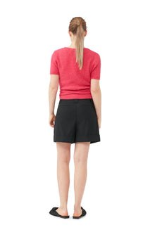 Brushed Alpaca Wrap Blouse | Love Potion