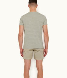 Bulldog Cotton Twill Mid-Length Cotton Twill Shorts | Cliff Grey