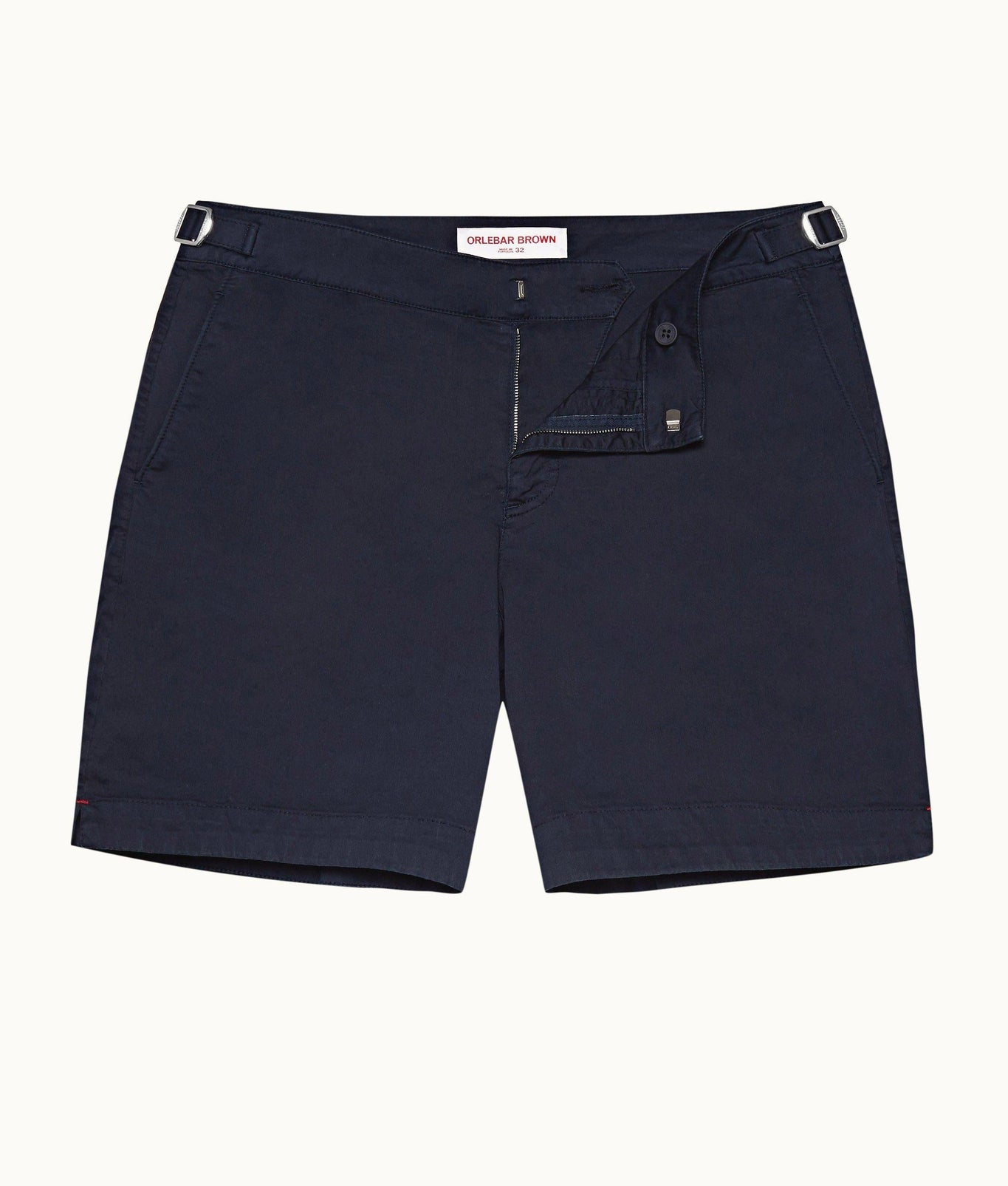 Bulldog Cotton Twill Mid-Length Shorts | Navy