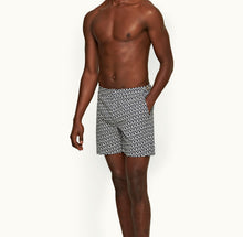Bulldog Lacuna Jacquard Mid-Length Swim Shorts | Midnight Navy