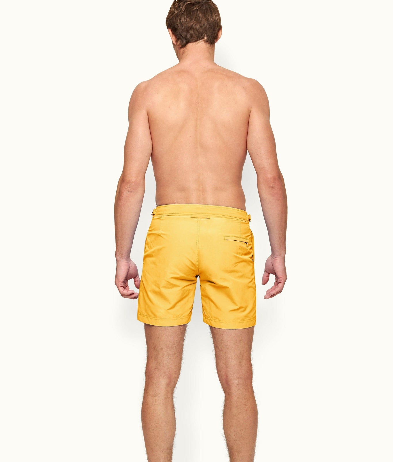Bulldog Mid-Length Swim Short | Yellow Blaze