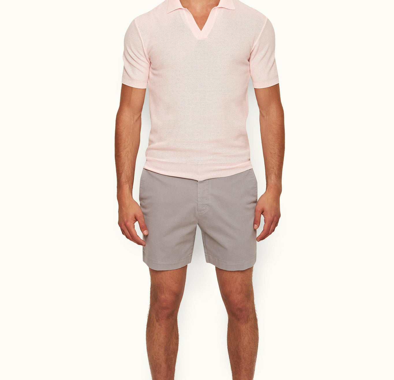 Bulldog Stretch-Cotton Mid-Length Stretch-Cotton Shorts | Powdered Slate