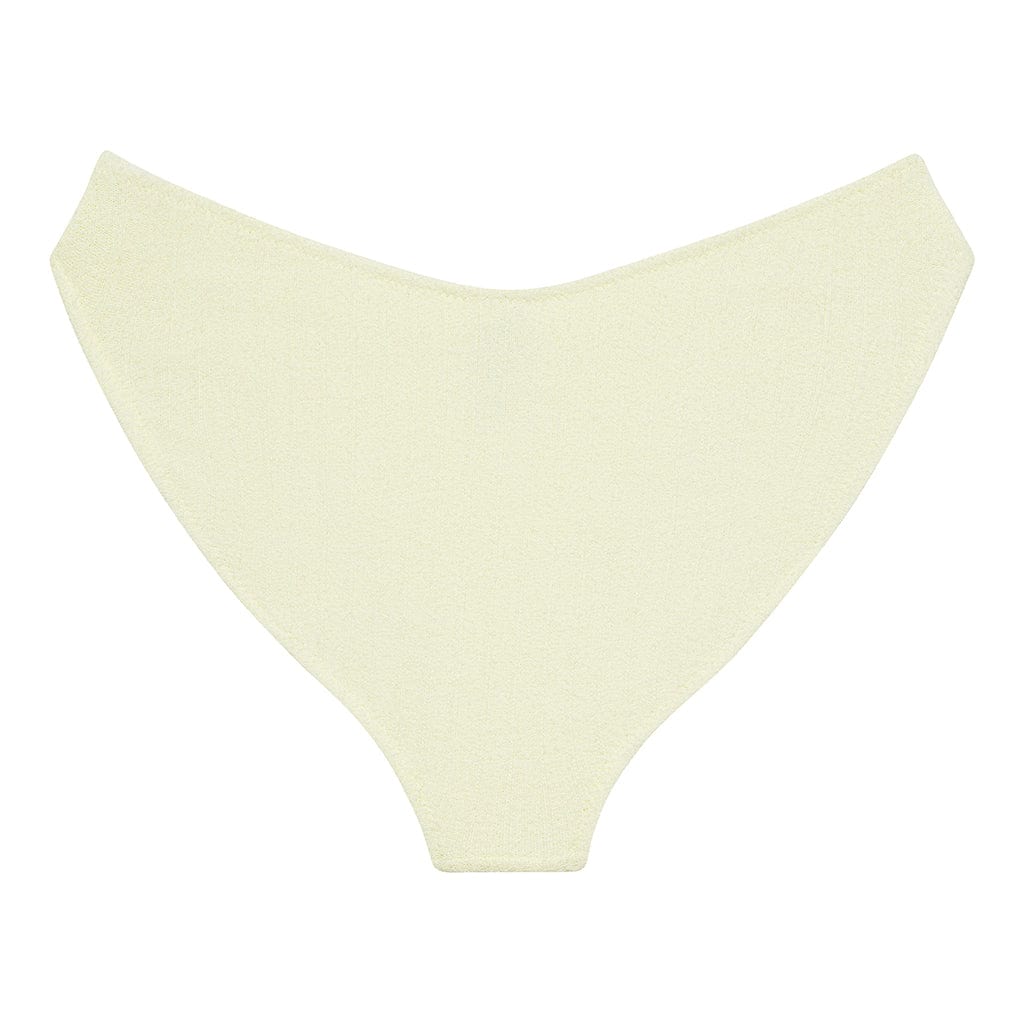 Added Coverage Lulu (Zig-Zag Stitch) Bikini Bottom | Buttercream Rib