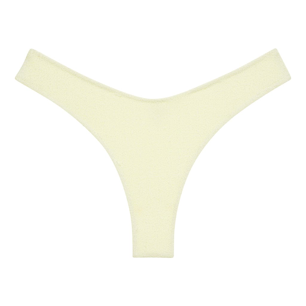 Added Coverage Lulu (Zig-Zag Stitch) Bikini Bottom | Buttercream Rib