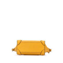Celine | Pre-Owned Nano Leather Luggage Tote | Yellow/Mustard