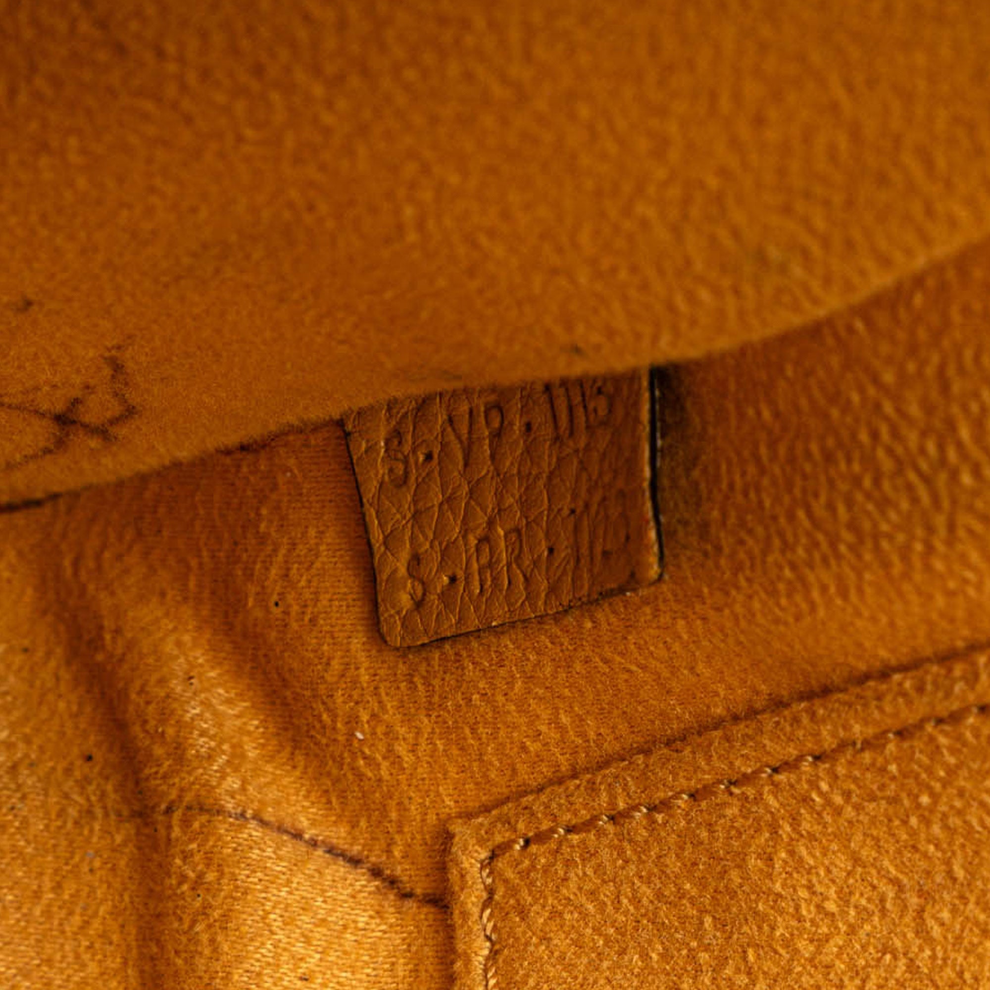 Celine | Pre-Owned Nano Leather Luggage Tote | Yellow/Mustard