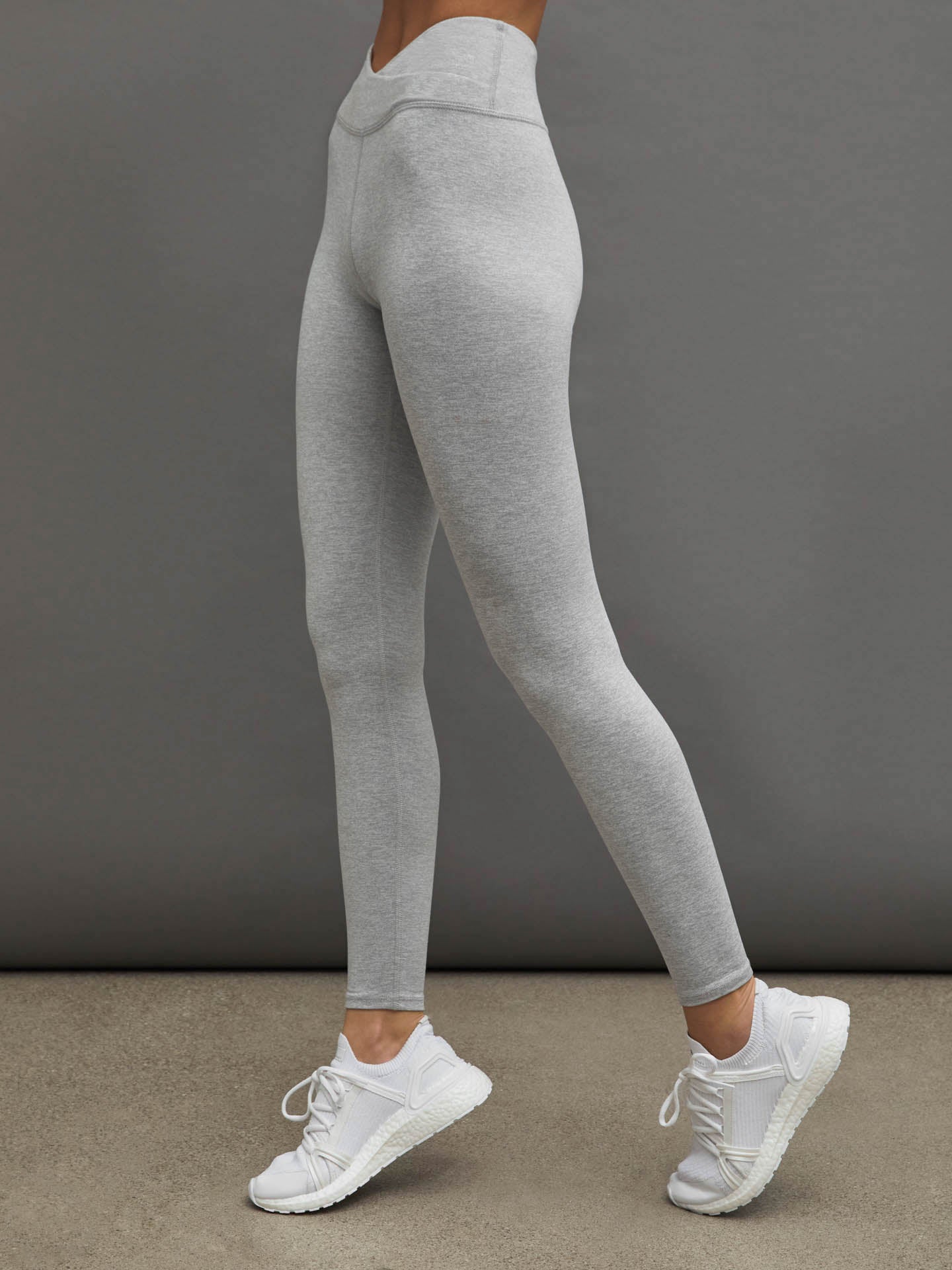 Carbon38 | Melange Legging | Light Heather Grey