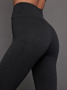 Carbon38 | Wrap Legging In Heather Melt | Charcoal Heather