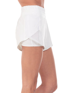 Sporty Vibe Short | White
