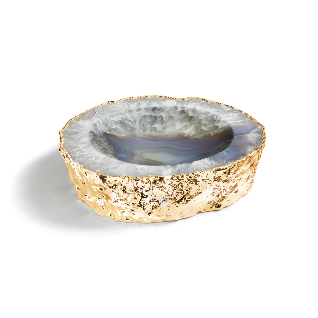 Casca Bowl | Agate & Gold | Single