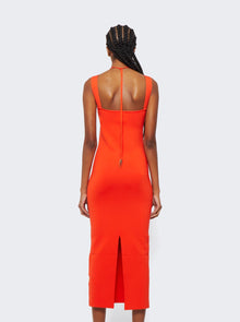 Women | Galvan | Kali Dress | Coral Orange