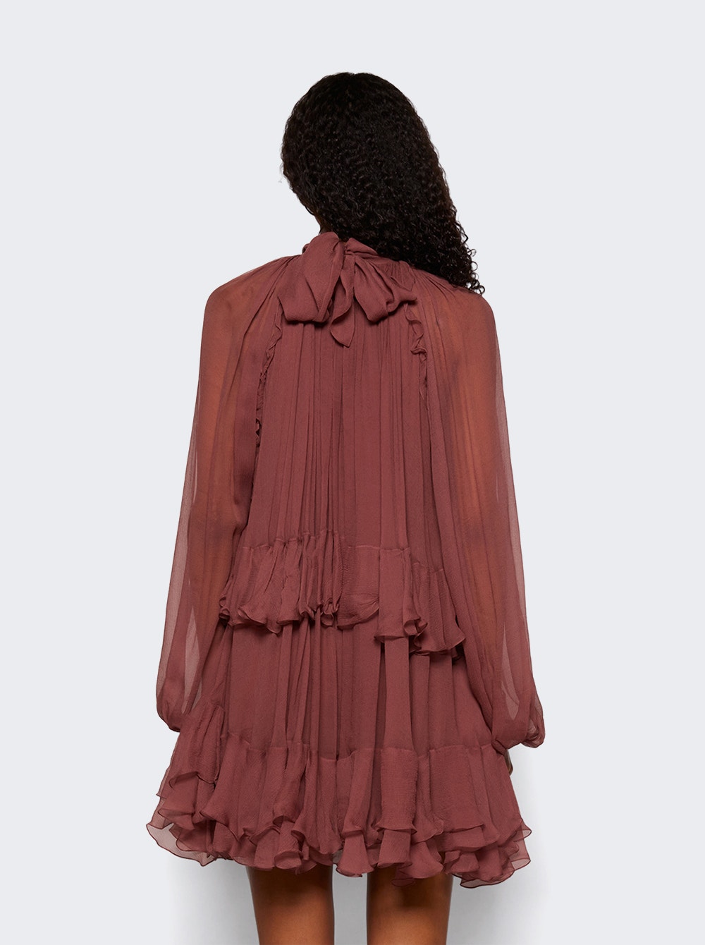 Chloé | Ruffled Dress Woodroose | Pink