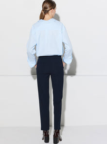 Charlotte Stretch Crepe Pant | Navy