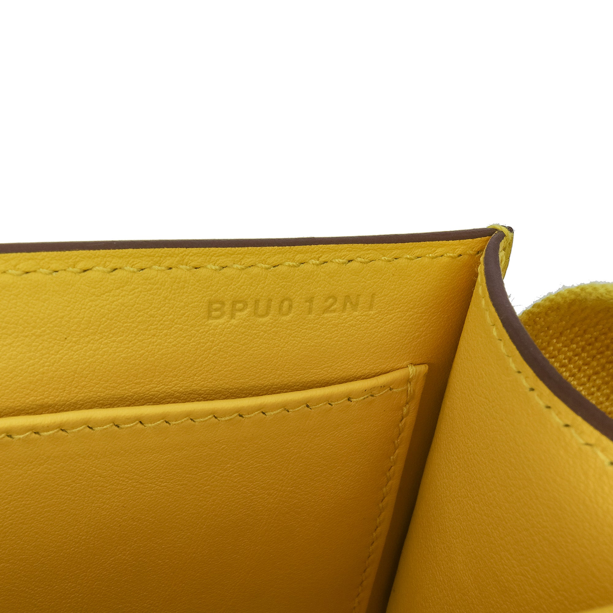 Hermes | Pre-Owned Chevre Mysore Geta | Yellow