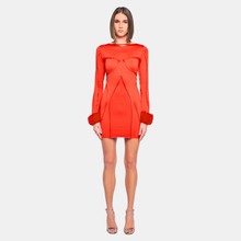 OW Collection CIARA Mini Dress Account 022 - Red