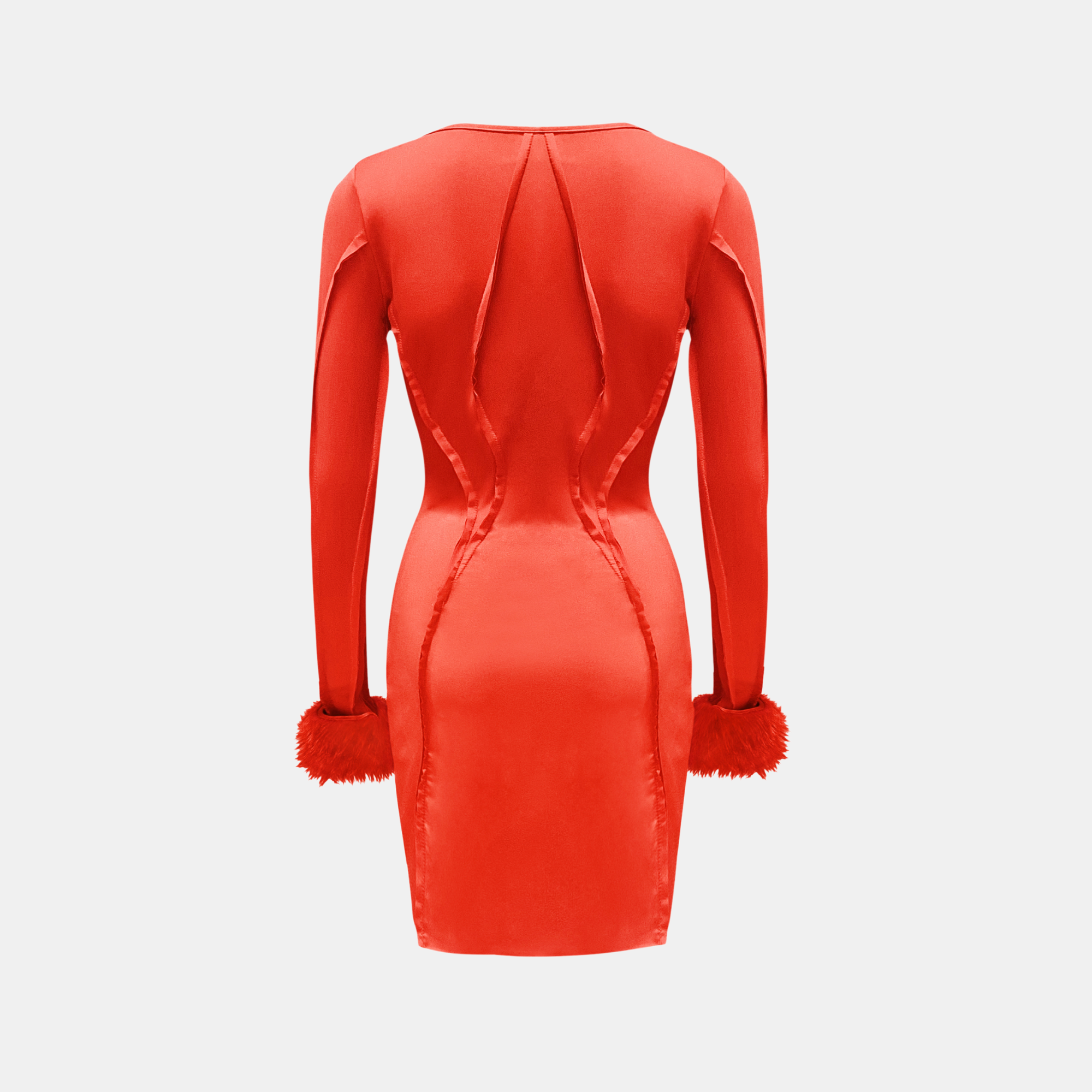 OW Collection CIARA Mini Dress Account 022 - Red