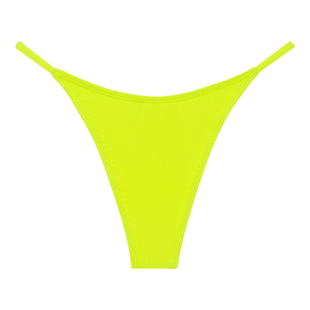 Celeste Bikini Bottom | Citron Micro Rib