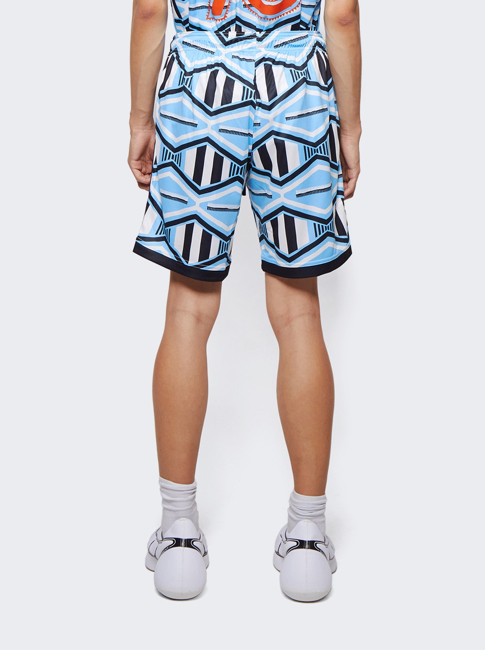 Men | Marcelo Burlon County Of Milan | Folk Sport Football Shorts | Light Blue