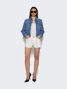 Women | Ludovic De Saint Sernin | Double Laced Up Shorts White Optical