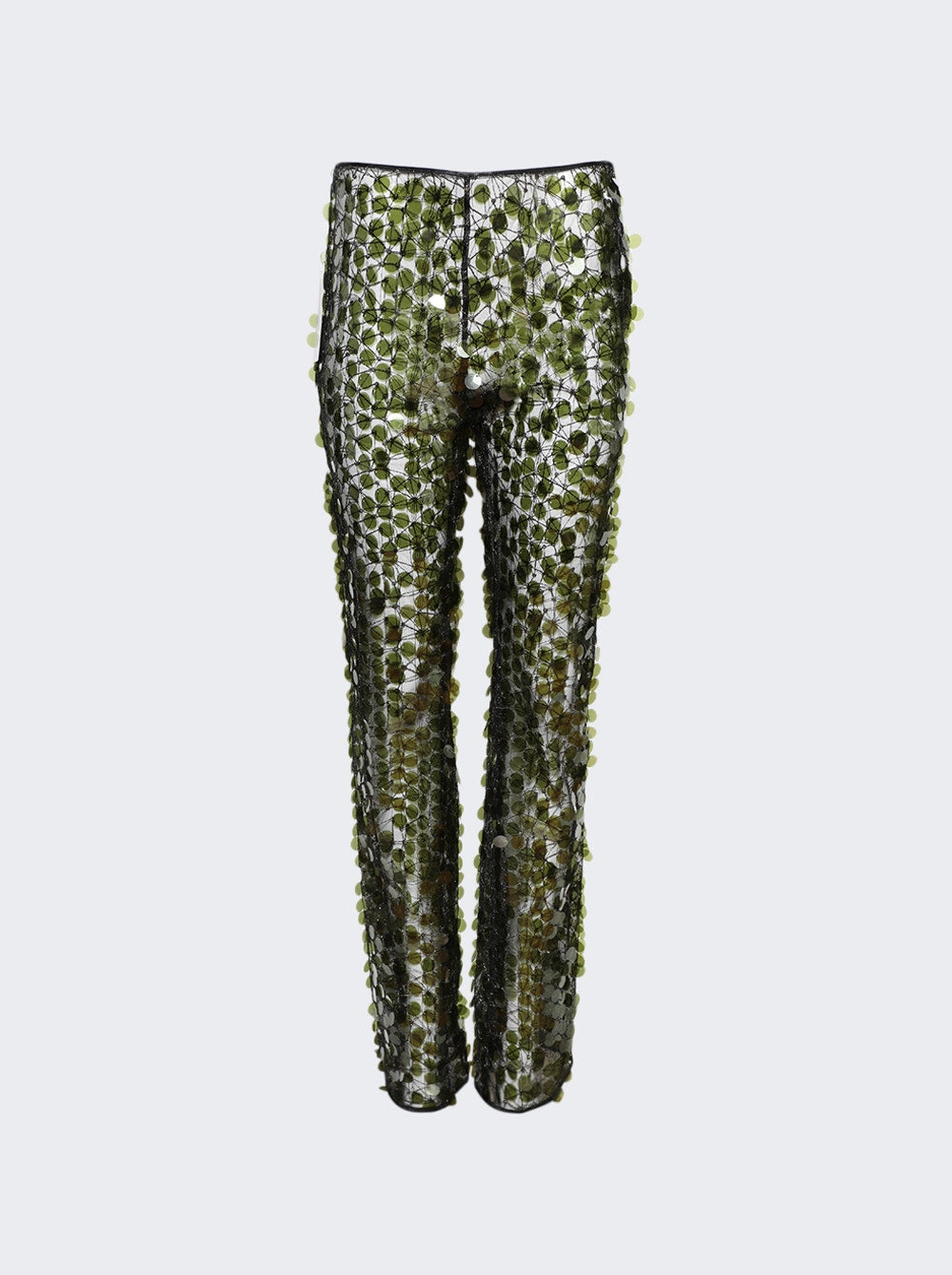Women | Coperni | Sequins Flared Trouser Green