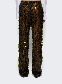 Women | Coperni | Sequins Flared Trouser Green