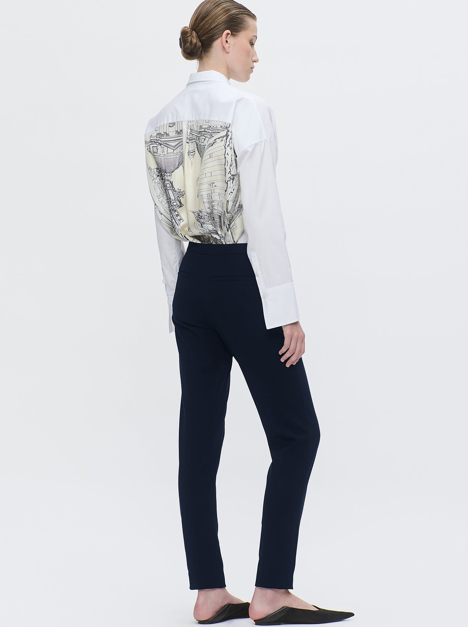 Cory Jersey Slim Pant | Navy