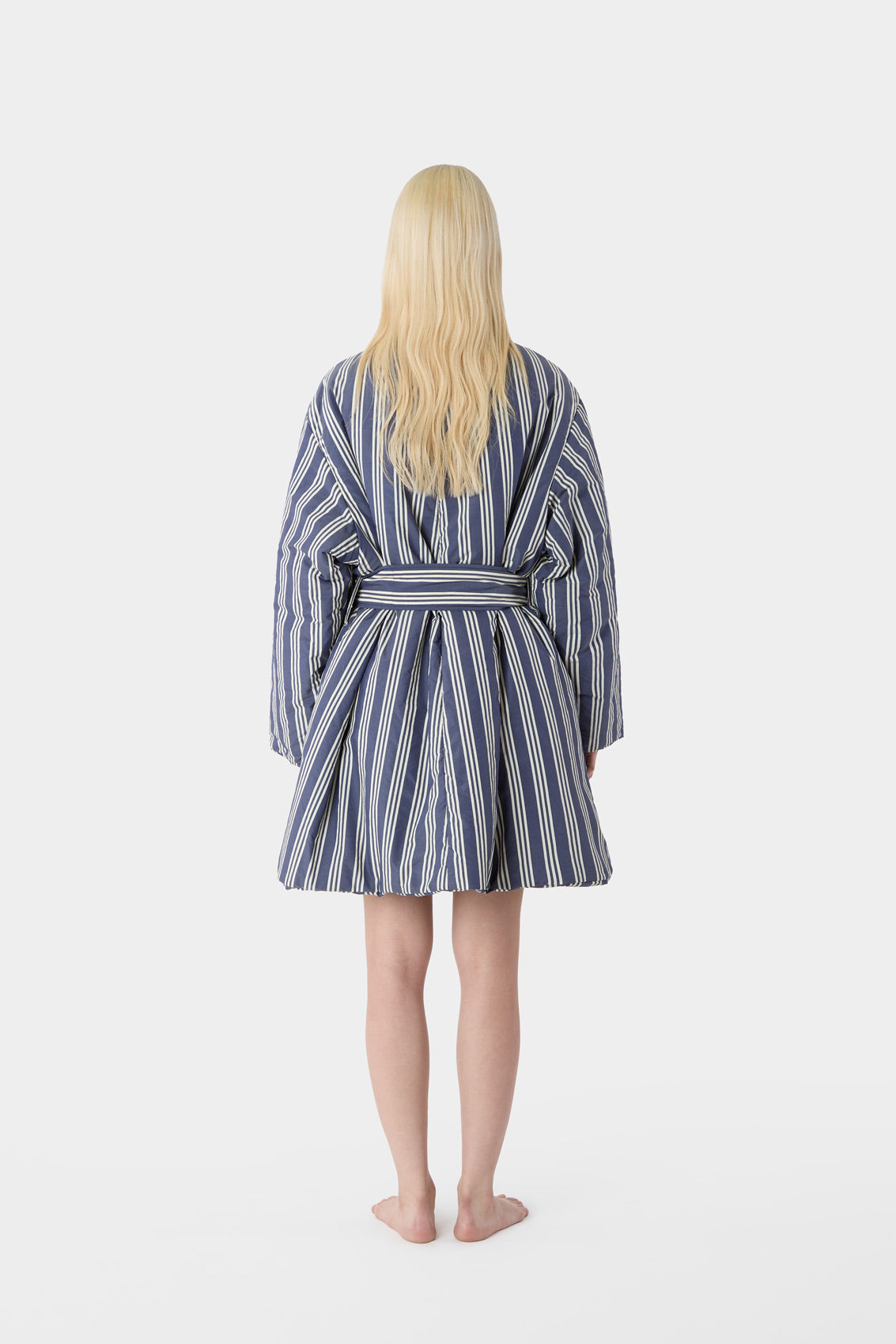 Blanket Coat | Women | Off White x Dark Navy