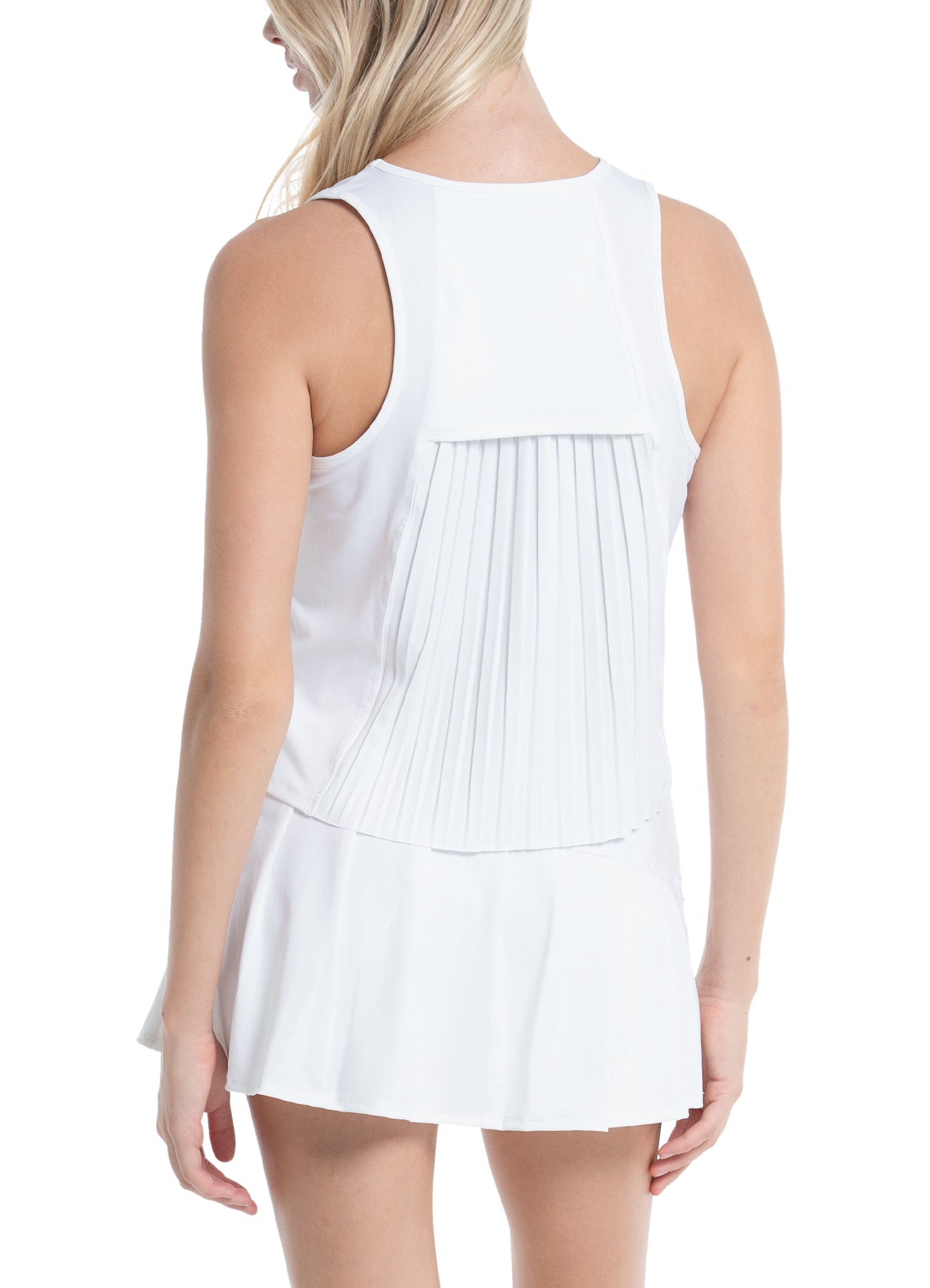 Pleats Please Tank | White