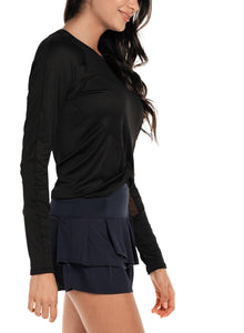 Wrap It Up Long Sleeve | Midnight