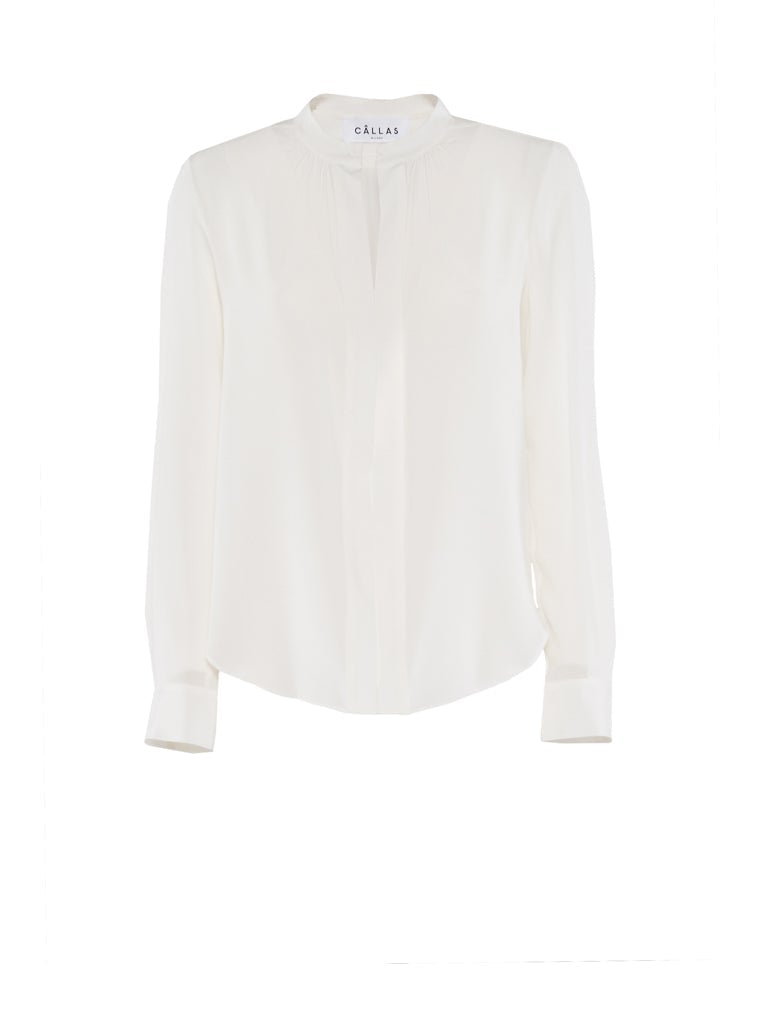 Olympia Silk Blouse | Ivory