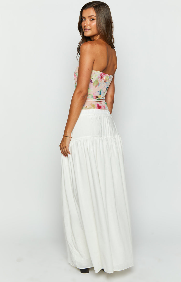 Cade Maxi Skirt | White