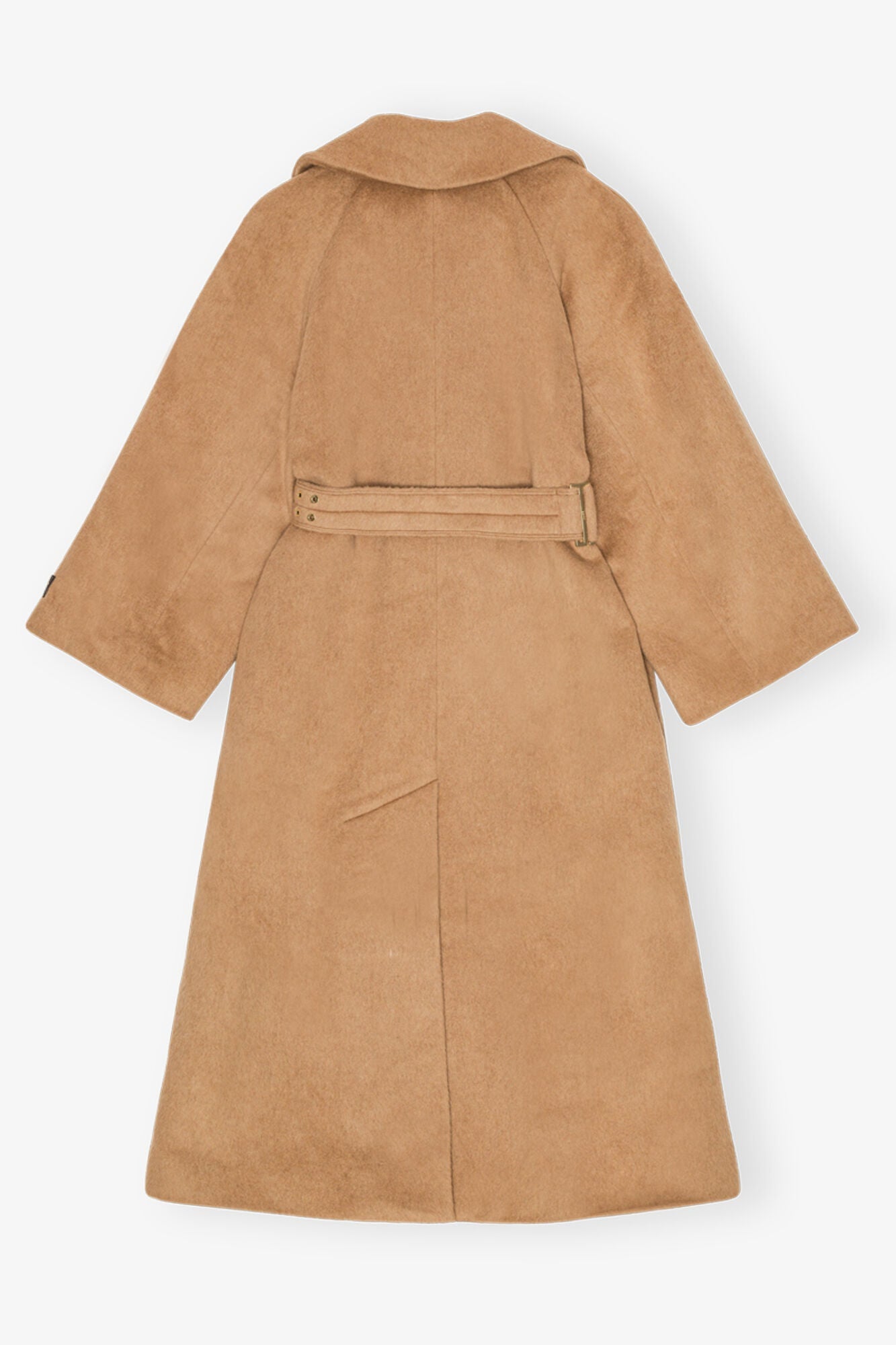 Camel Wool Blend Coat | Latte