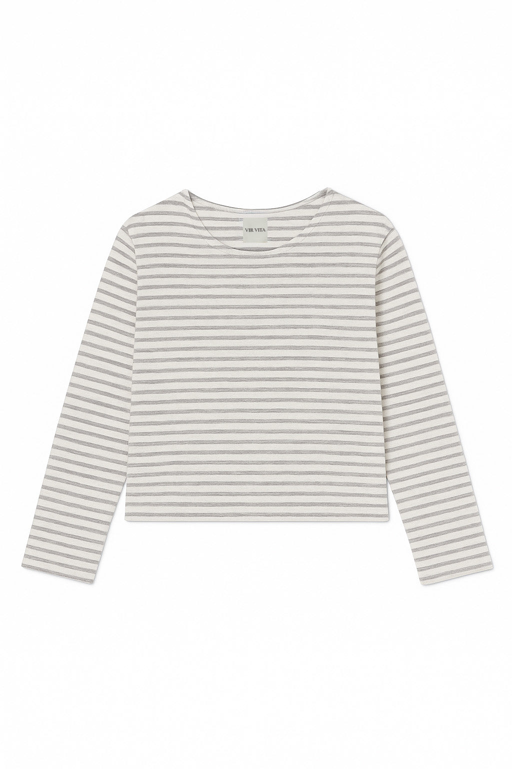 Camille Striped Top | Classic Heather Stripe