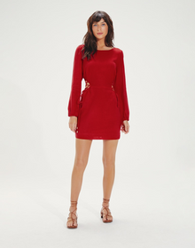 Carina Detail Short Dress | Red Pepper