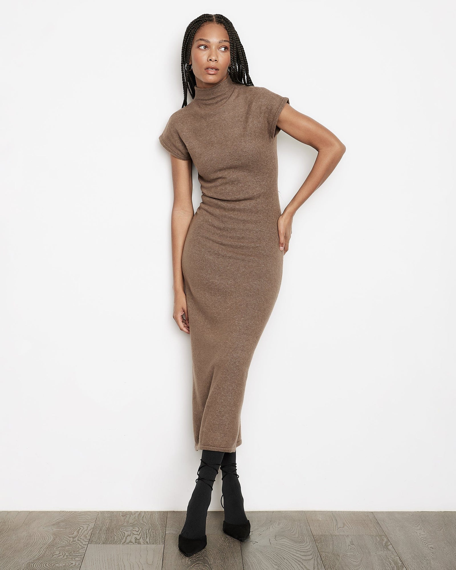 Dido | Casper Mock-Neck Dress in Size Small