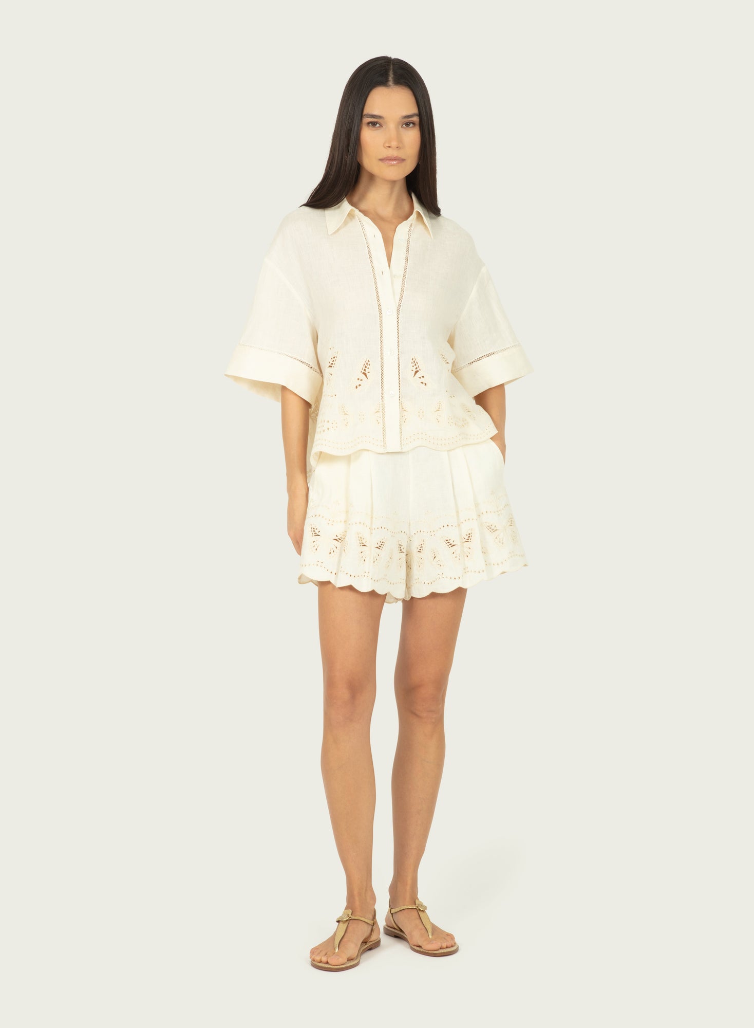 Marlene Top | Antique Creme
