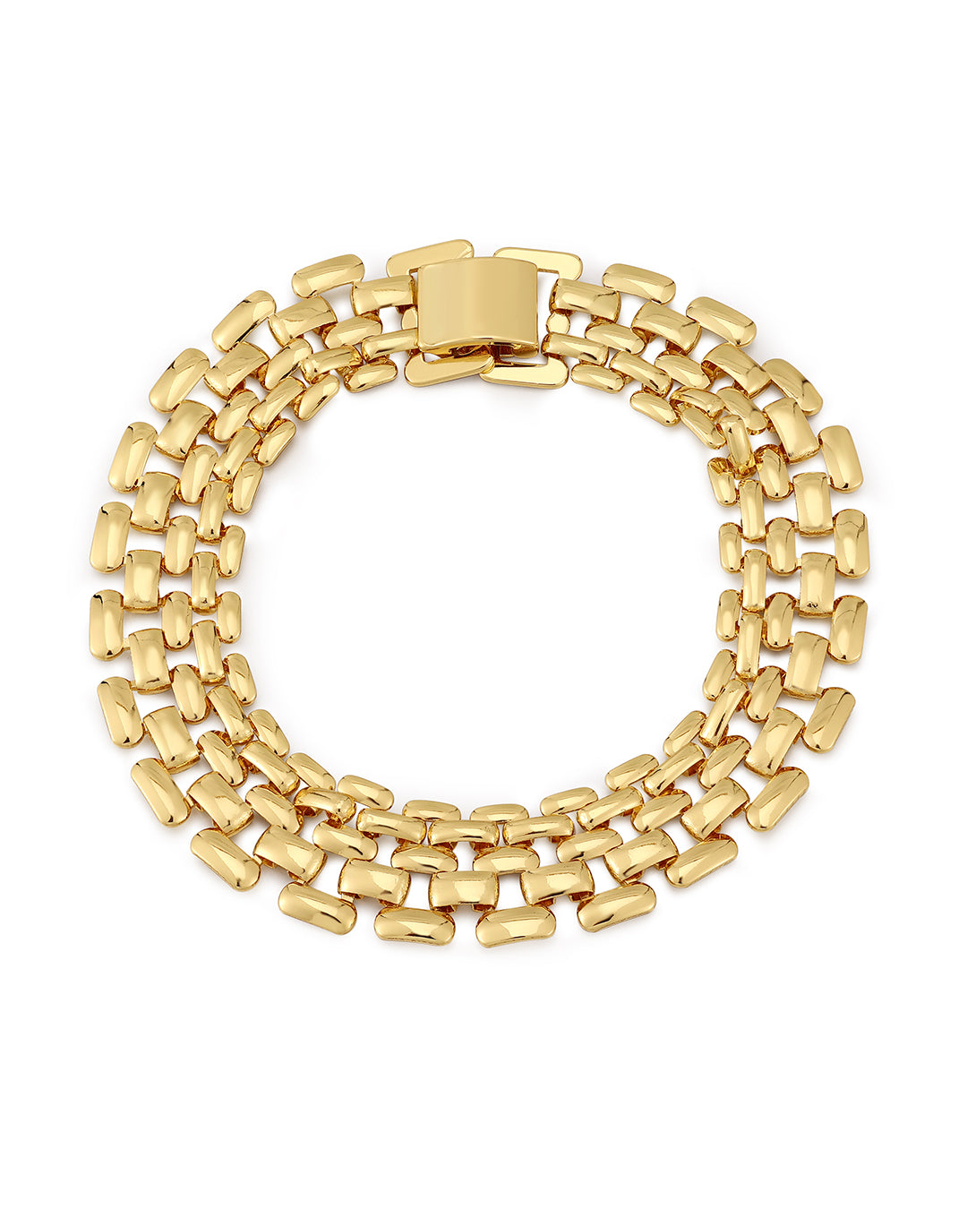 Celine Chain Link Bracelet - Gold | Plated Gold