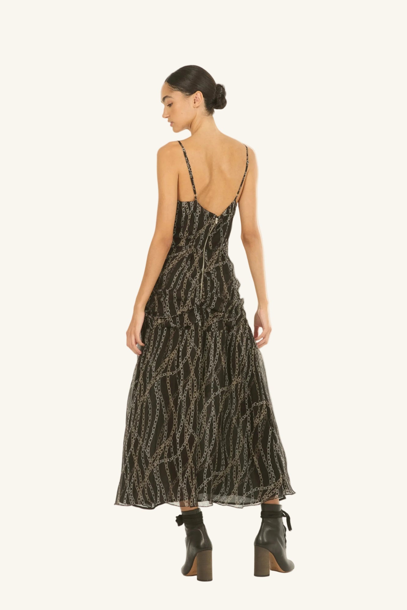 Mira Maxi Dress | Black Chain