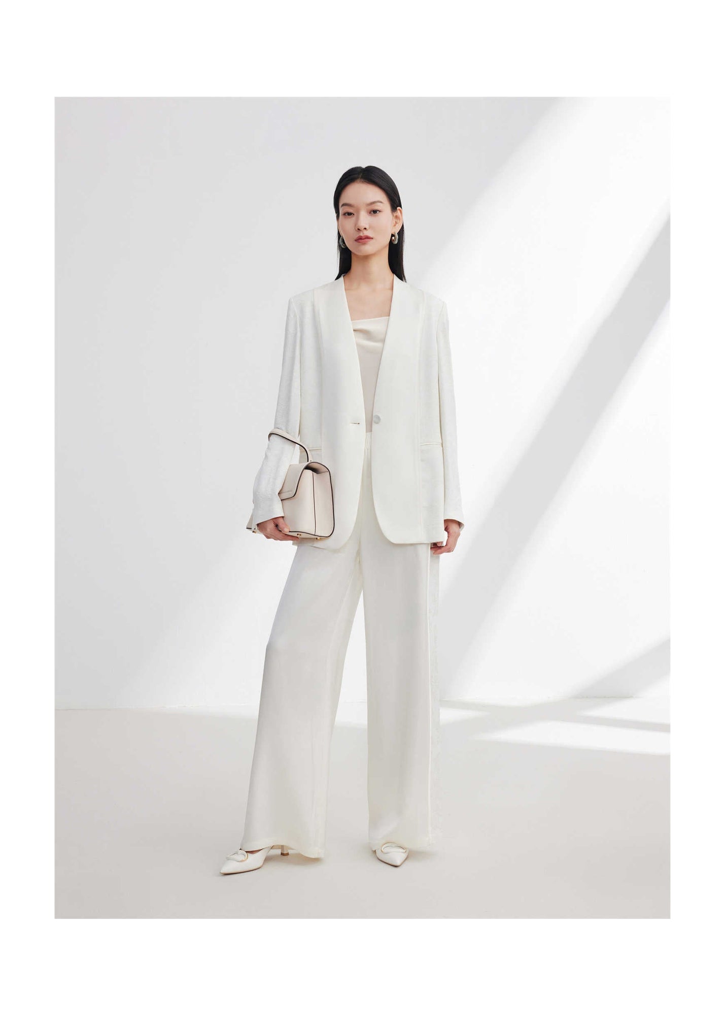 Chinese-Style Blazer | Beige