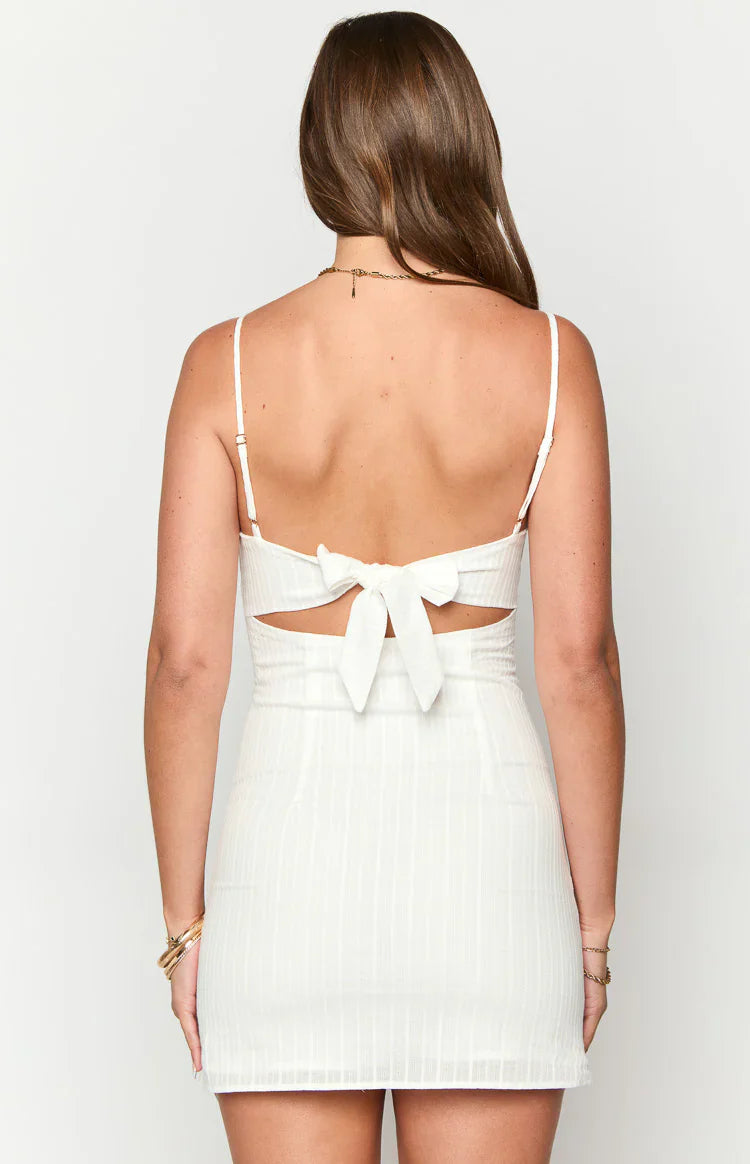 Choose Me Mini Dress | White