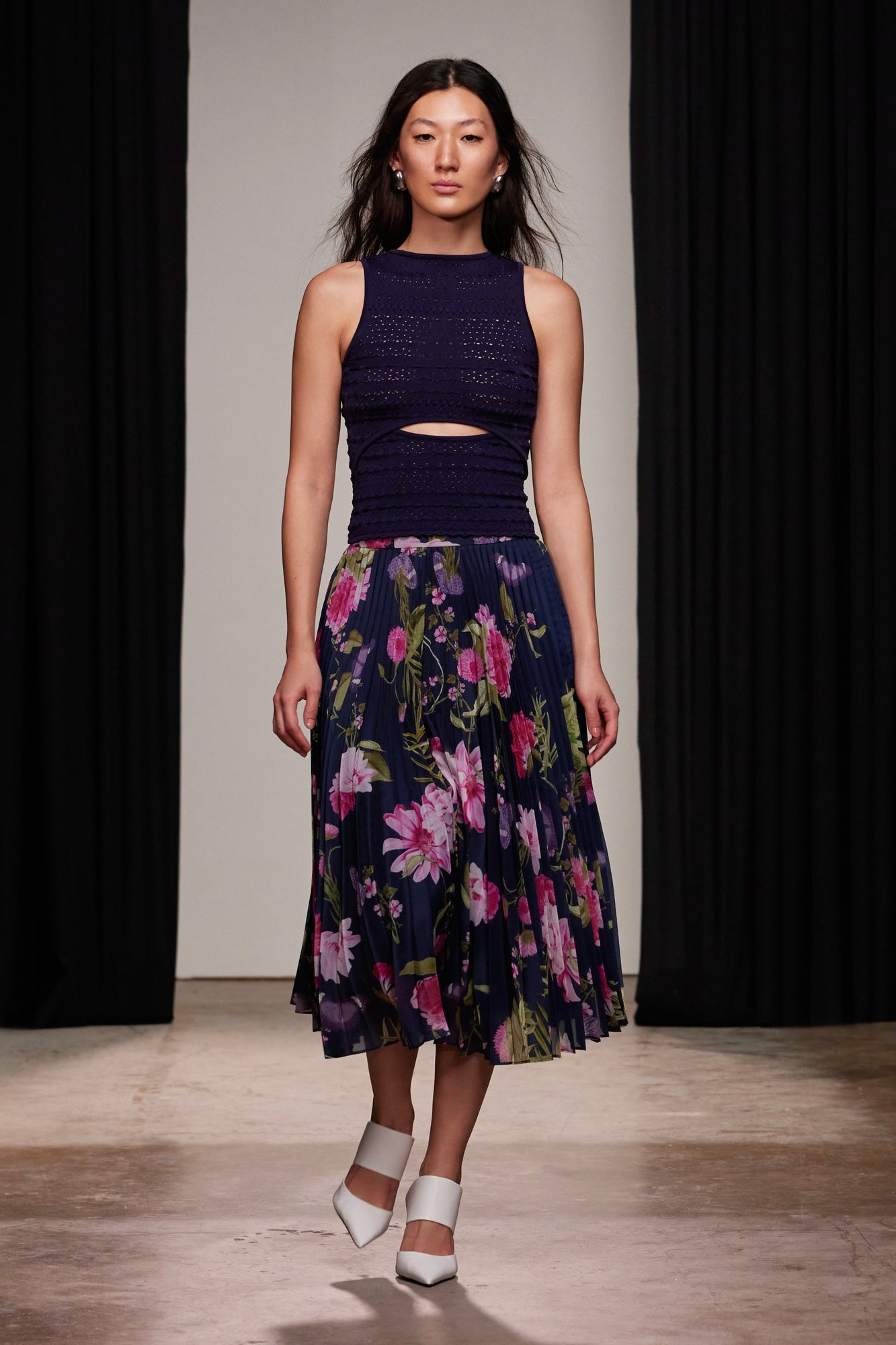 Pia Skirt | Monarch Navy