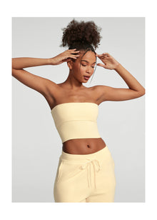 Chunky Knit Crop Top | Lemon Meringue