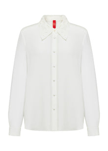 Classic Silk Shirt | White