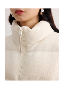 Contrast Sleeve Hoodie | Cream